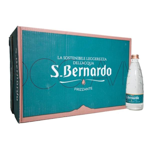 San Bernardo Carbonated Water, Glass Bottle - 330 ml x 24