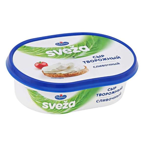 Savushkin Curd Cheese Svenza Greens, 60% - 150g