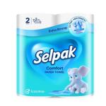 Selpak Comfort Kitchen Towel, 2 Ply - 2 Rolls