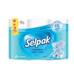 Selpak Comfort Kitchen Towel, 2 Ply - 4 Rolls + 2 free