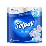 Selpak Super Absorbent Kitchen Paper Towel, 3 Ply - 2 Rolls