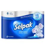 Selpak Super Absorbent Kitchen Paper Towel, 3 Ply - 6 Rolls