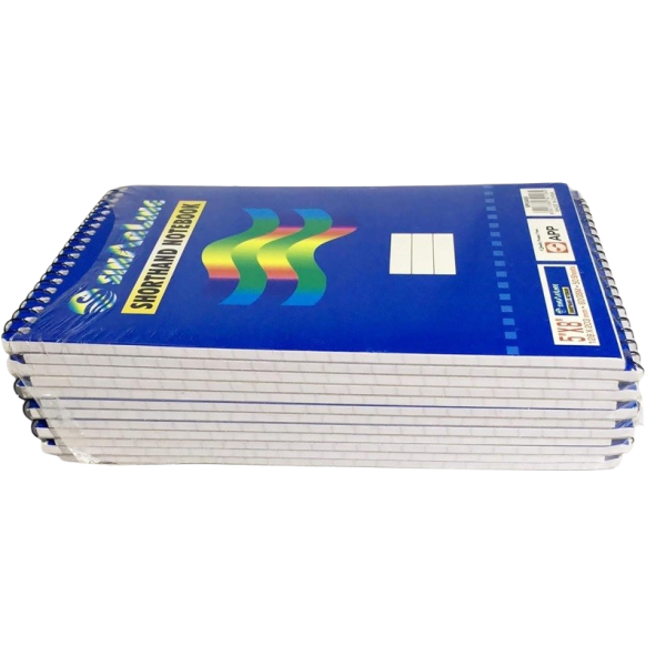 Short Hand Note Pad, Spiral 5x8 Inches x 12