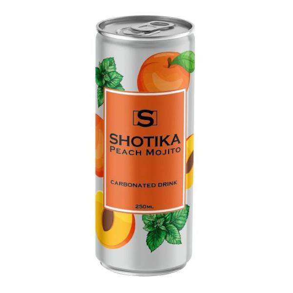 Shotika Soft Drink Peach Mojito - 250 ml