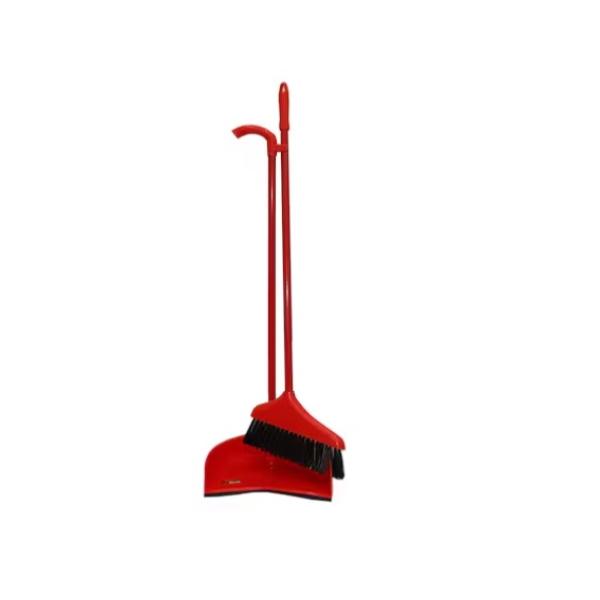 Sirocco Long Handle Dustpan and Brush set (assorted color)