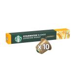 Starbucks Nespresso Coffee Pods, Blonde Espresso Roast - 53g x 10