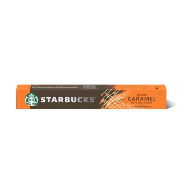 Starbucks Nespresso Coffee Pods, Caramel Flavour - 51g x 10