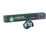 Starbucks Nespresso Coffee Pods, Espresso Roast - 57g x 10