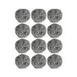 Steel Wool Scrubber - 12 pcs