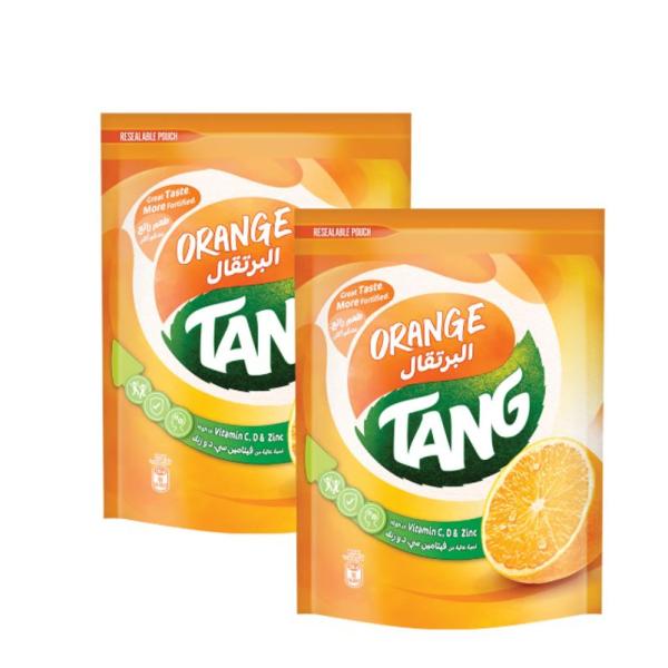 Tang Orange Flavoured Drinking Powder - 375g (Pack of 2)