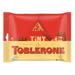 Toblerone Tiny Swiss Milk Chocolate Bars with Honey and Almond Nougat Minis Sharing Pack - 168g