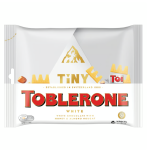 Toblerone Tiny Swiss White Chocolate Bar with Honey & Almond Nougat Minis Sharing Pack - 200g