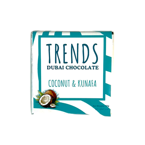 Trends Dubai Chocolate, Coconut & Kunafa - 50g
