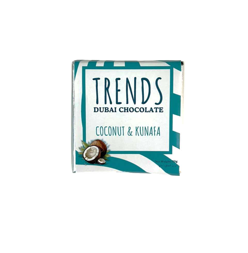 Trends Dubai Chocolate, Coconut & Kunafa - 50g