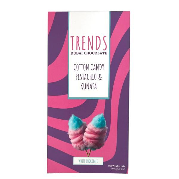 Trends Dubai Chocolate, Cotton Candy Pistachio & Kunafa - 165g
