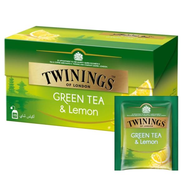 Twinings Green Tea and Lemon - 25 Bags