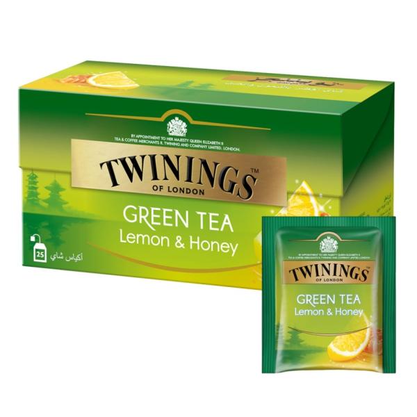 Twinings Green Tea Lemon & Honey - 25 Bags