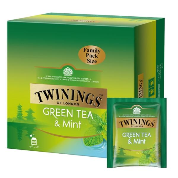 Twinings Green Tea & Mint - 100 Bags