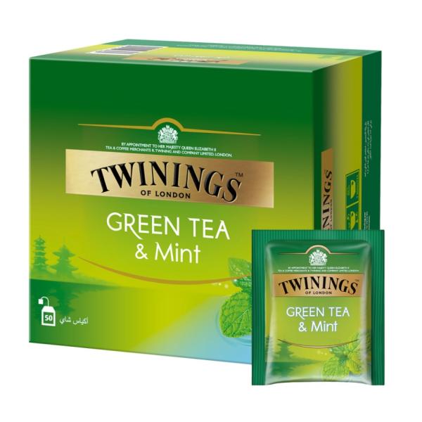 Twinings Green Tea & Mint - 50 Bags