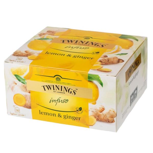 Twinings Infuso Lemon and Ginger Tea - 50 Bags