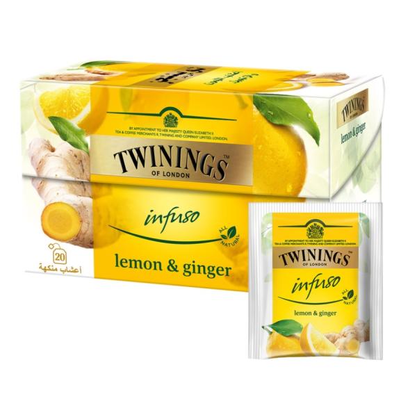 Twinings Infuso Lemon & Ginger Tea - 20 Bags