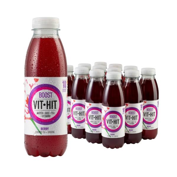 VIT HIT Boost Berry Juice - 500 ml x 12