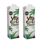Vita Coco, Pressed Coconut Water - 1 Liter (Buy 1 Get 1 Free)