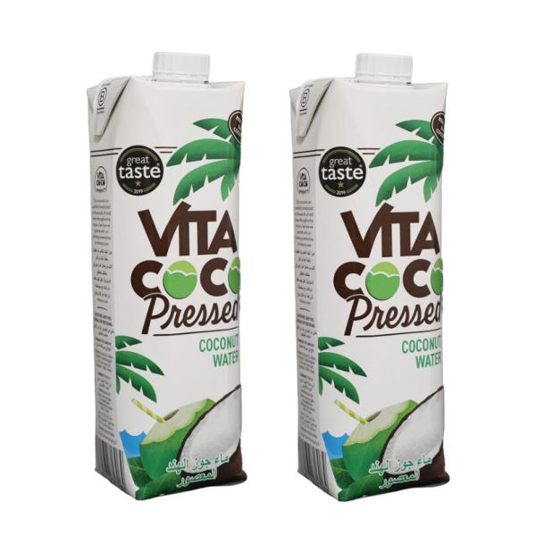 Vita Coco, Pressed Coconut Water - 1 Liter (Buy 1 Get 1 Free)