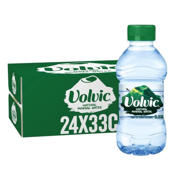 Volvic Natural Spring Water - 330 ml x 24
