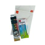 GIGIS Pencil, 10 Next G Pens + 12 Animal Print Pencils & 1 Note Pad (Back to School Combo)