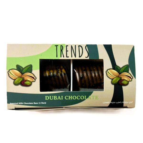 Trends Dubai Chocolate, Pistachio Kunafa & Pistachio Kunafa - 80g (2x40g)