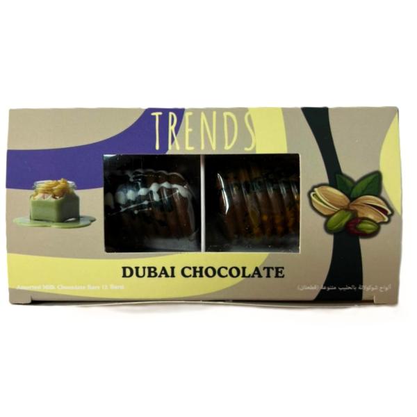 Trends Dubai Chocolate, Pistachio Kunafa & Mastic Pistachio Kunafa - 80g (2x40g)