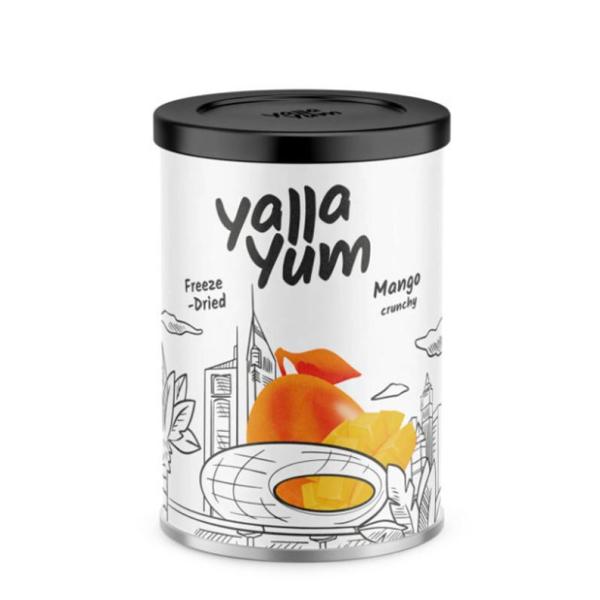 YallaYum Freeze-Dried Crunchy Mango, Can 40g
