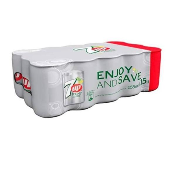 7Up Diet, Can - 155 ml