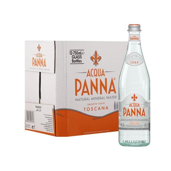 Acqua Panna Mineral Water, Glass Bottles - 750 ml