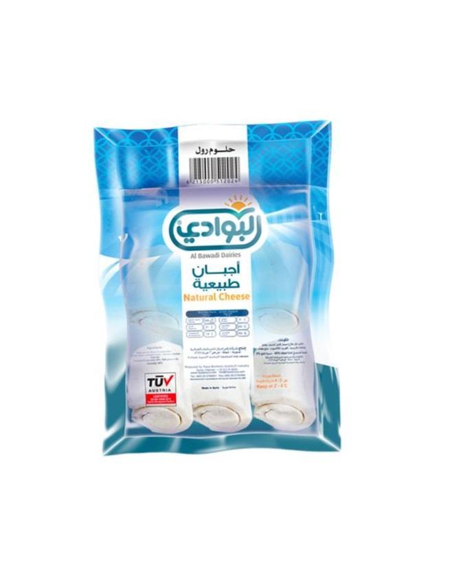 Al Bawadi Halloumi Roll Cheese Vacuum - 400g