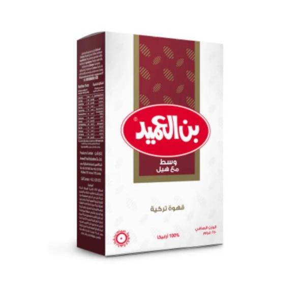 Alameed Coffee Medium, with Cardamom - 250g