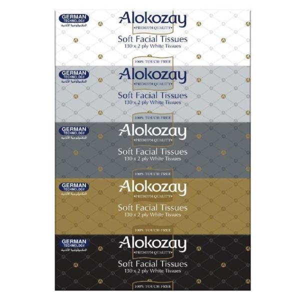 Alokozay Facial Tissue, 2 Ply - 130 Sheets