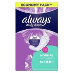 Always Daily Liners Comfort Protect Normal Fresh Scent 40 ct