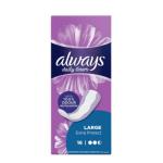 Always Daily Liners Extra Protect Pantyliners, Large, 16 Count