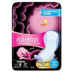 Always Pads Maxi Thick Cotton Soft Super Heavy Night 20 Sanitary Pads