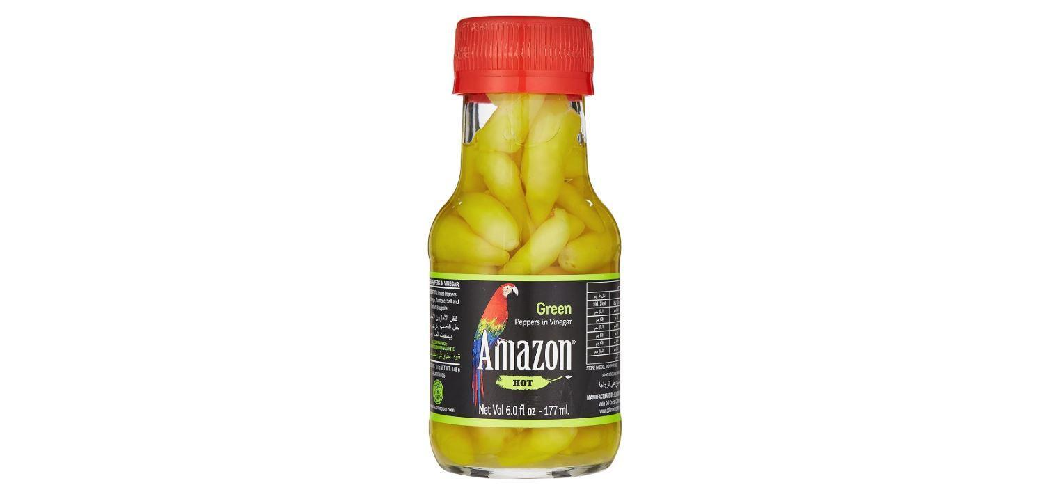 Amazon Green Peppers in Vinegar - 177 ml