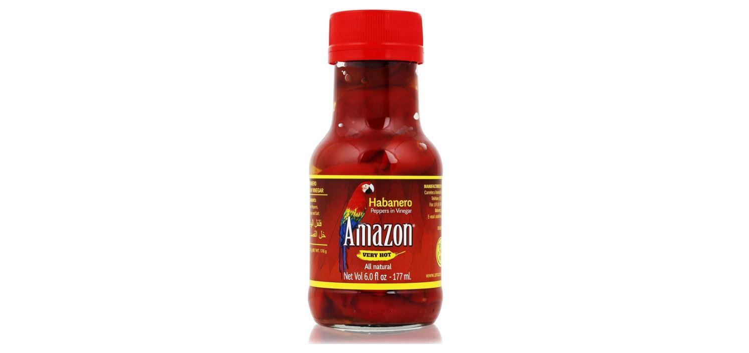 Amazon Habanero Peppers in Vinegar - 177 ml