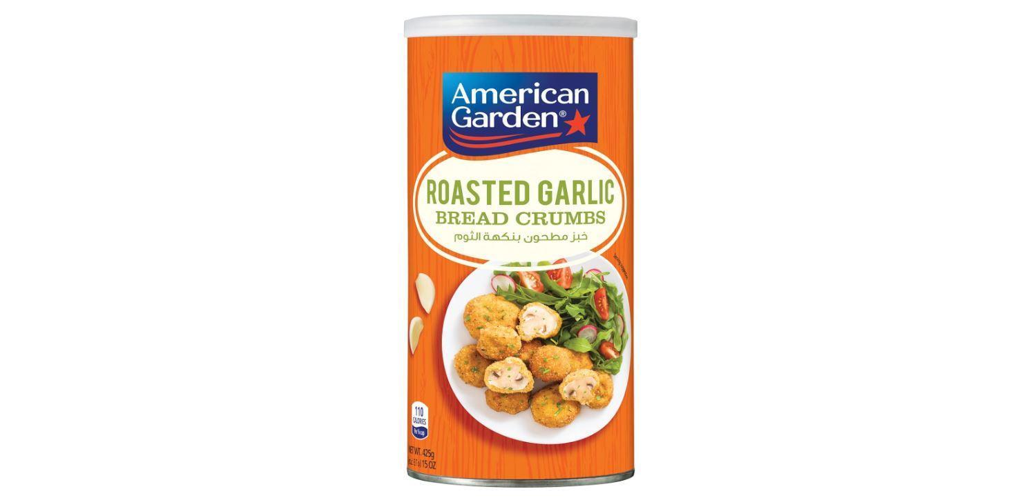 American Garden Bread Crumbs, Roasted Garlic - 15 oz