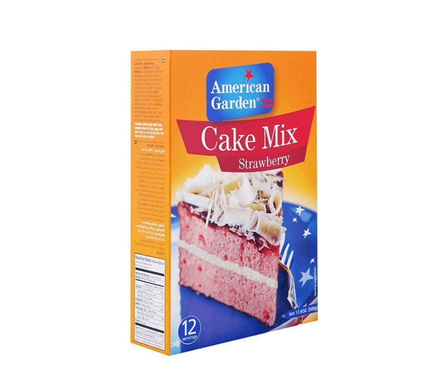 American Garden Cake Mix, Strawberry - 500g