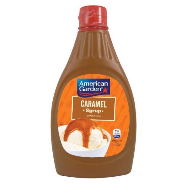 American Garden Caramel Syrup - 24 oz