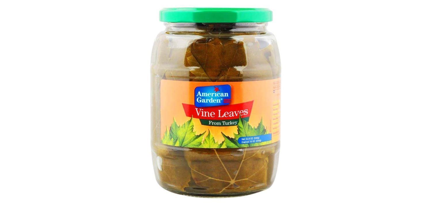 American Garden Turkish Grape Leaves, Drained - 32 oz