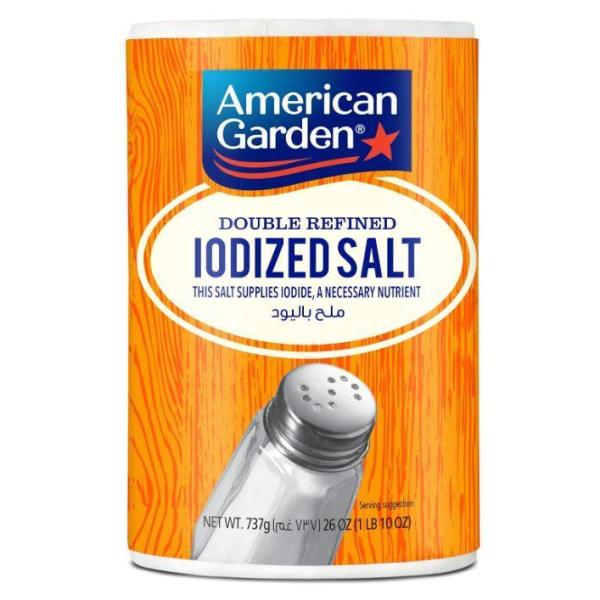 American Garden Iodized Salt - 26 oz