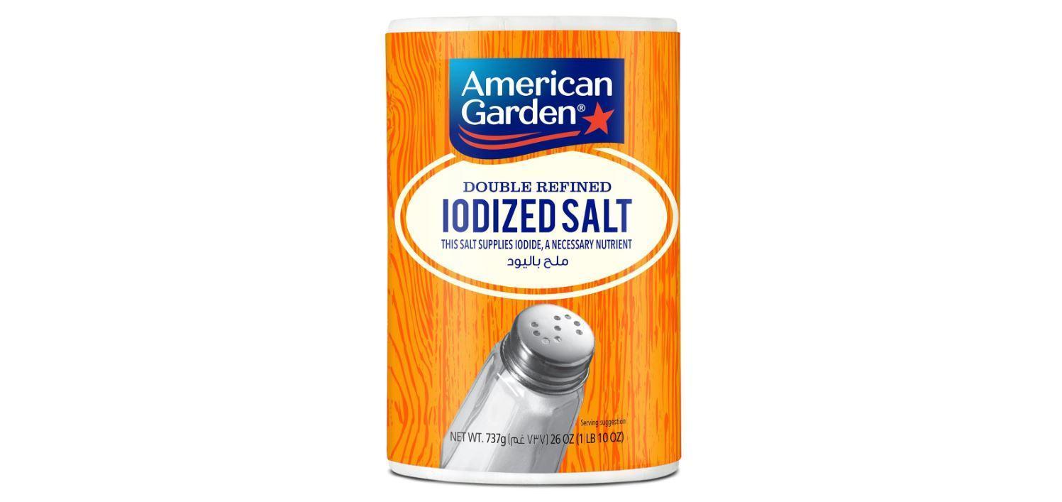 American Garden Iodized Salt - 26 oz