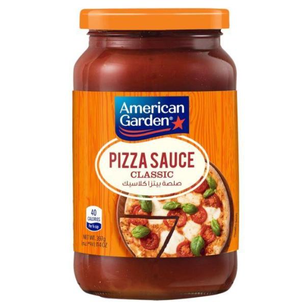 American Garden Pizza Sauce, Glass - 14 oz